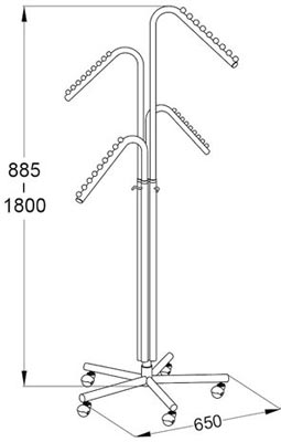 Porte-vêtement portant avec bras - 41267544-711739885.jpg