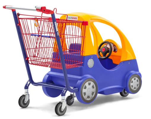 Chariot libre-service avec voiture pour enfant - 41948714-417315222.jpg