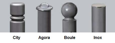 4 pommeaux au choix