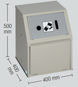 Conteneur tri sélectif fixe non feu pour piles avec porte basculante - 42293462-466539992.png