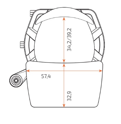 Chaise école avec tablette et roulettes - Tailles 0 à 8 - Polypropylène recyclés - 42439173-159552711.jpg