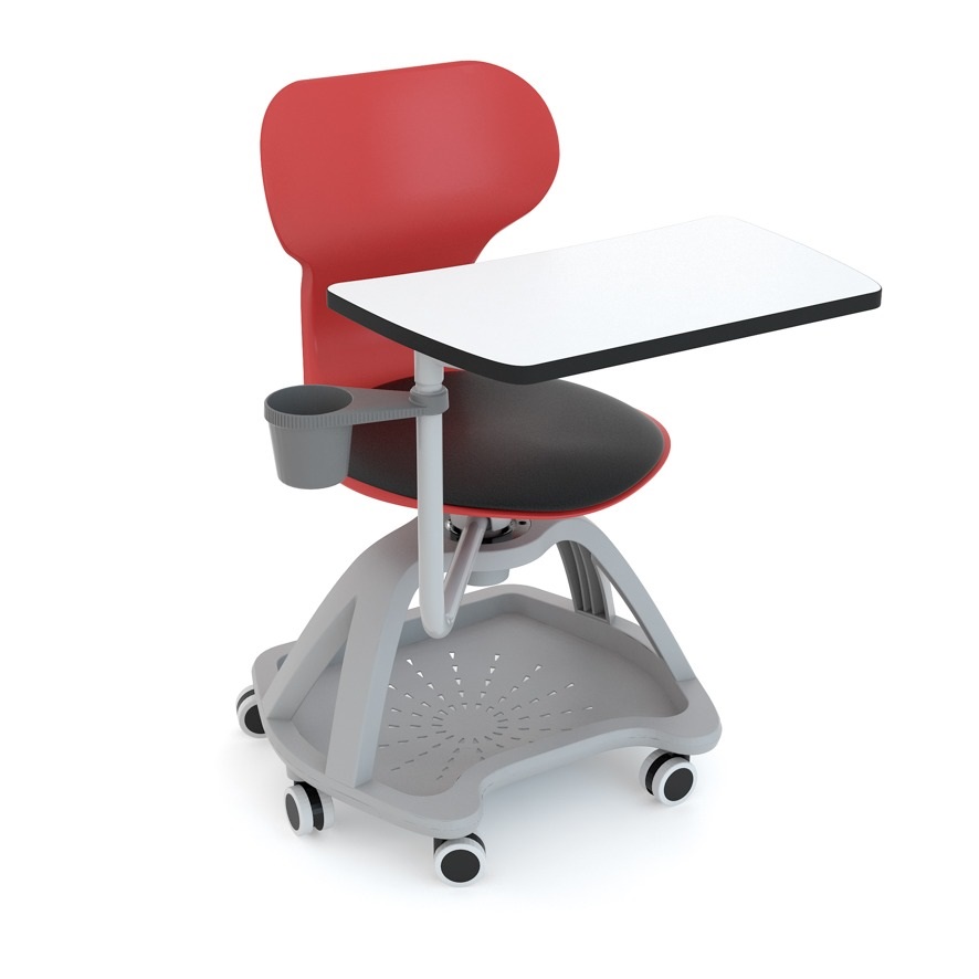 Chaise école avec tablette et roulettes - Tailles 0 à 8 - Polypropylène recyclés - 42439173-561671557.jpg