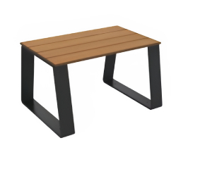 Banquette en acier et compact HPL – 3 places - Effet Lames - Structure anthracite - L.1800 x P.535 x H.410 mm - Coloris au choix  - 42449372-775296161.jpg