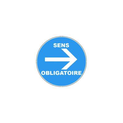 Sens obligatoire flèche droite