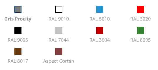 Finitions (à valider lors de la commande)