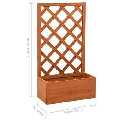 Jardinière avec treillis bois orange - 44223476-354555975.jpg