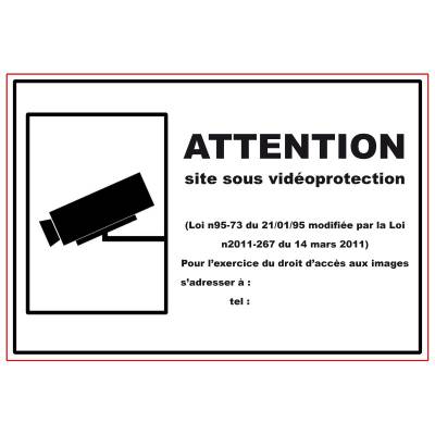 Site sous vidéo surveillance
