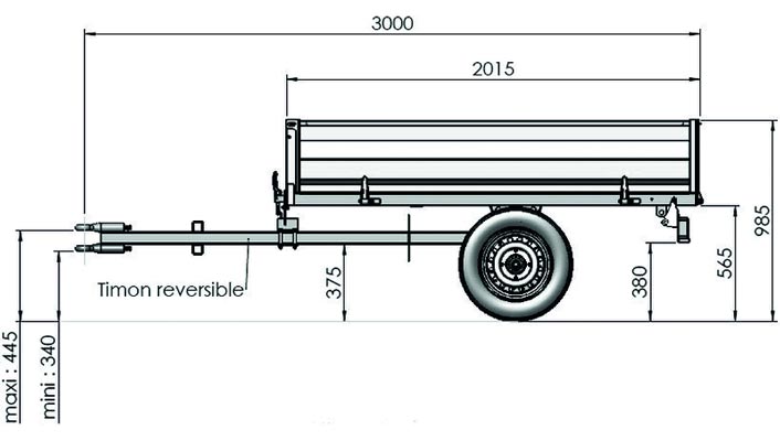 Remorque à basculement manuel pour tracteur – 18 à 40 CV – Charge utile 1000 kg - 44477135-716298642.jpg