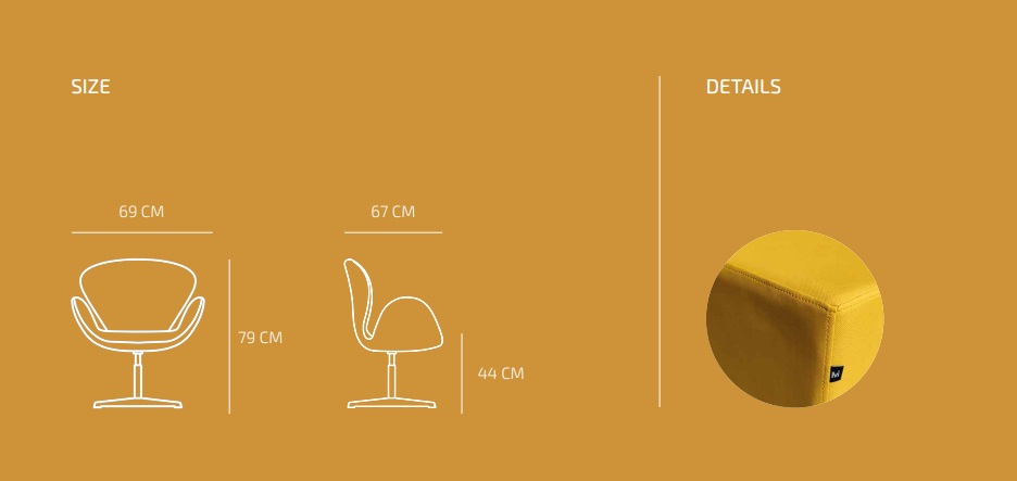 Fauteuil scolaire pivotant en similicuir PVC  - 46294822-729644572.jpg