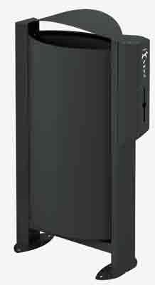 Corbeille sur pied 60L et distributeur sac hygiène canine ARKEA CANIN - 47723611-398676952.jpg