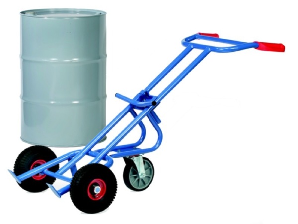 Modèle 2 : Avec roue directionnelle d'appui à bandage caoutchouc 200 x 50 mm