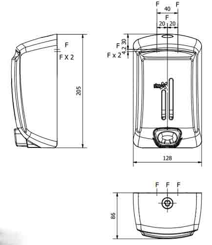 Distributeur de savon liquide 0.7 Litre - 49593143-486592639.jpg