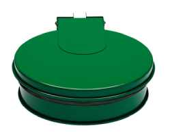 Avec couvercle - Bleu