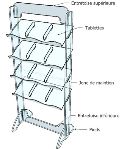 Présentoir avec 4 étagères - 5018116-643211156.jpg