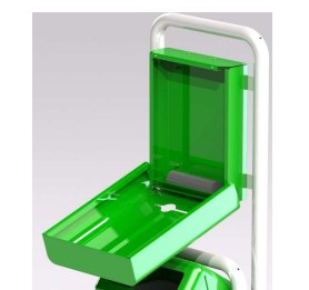 Distributeur Doggypole pour sacs en plastique avec support de rouleau