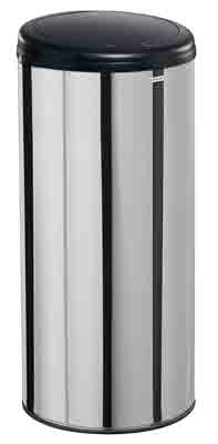 Poubelle bureau à ouverture par pression 45L Inox HANDTOUCH  - 51574155-412211895.jpg