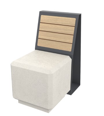 1 Place - Chêne clair - Anthracite - Blanc sablé