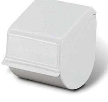 Porte-rouleau de papier hygiénique - 1 rouleau - Polypropylène - L130 x P125 x H160 mm - 54794755-443859249.jpg