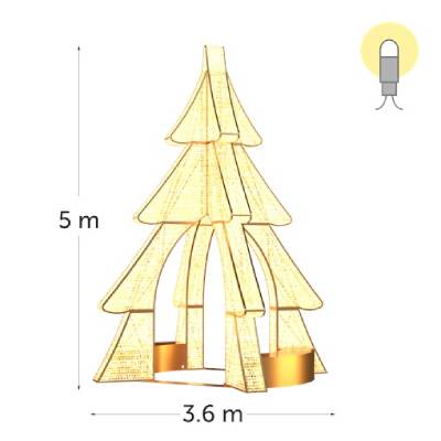 Sapin illuminé 