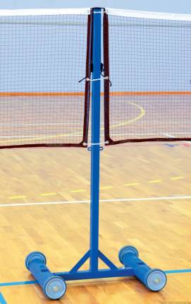 1 poteau central, autostable - 2 embases de 20 kg