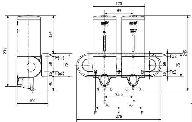 Distributeur de savon avec levier 0.5 Litre - 56611146-626138937.jpg