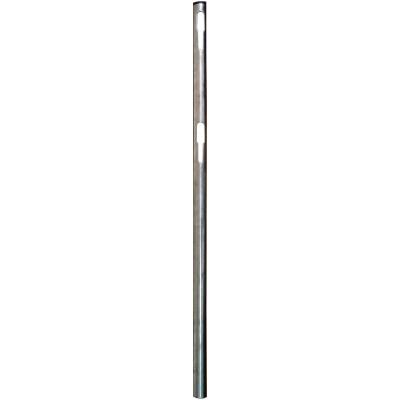 Poteau inox base à sceller 1m - 2 niveaux - Gris