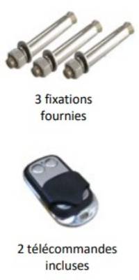 Accessoires inclus