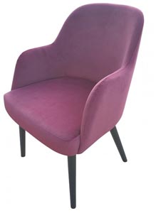 Fauteuil de restaurant en bois finition velours  - 57837976-286622581.jpg