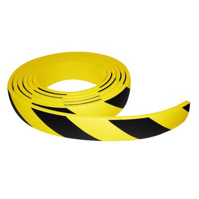 Protection droite en mousse NBR 5000x60mm - noir/jaune