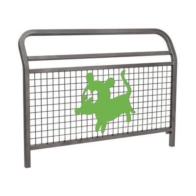 Barrière de ville Conviviale® grillagée - Chien