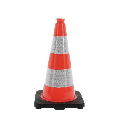 Cône 50 cm classe 2 base lestée caoutchouc