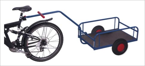 Remorque à vélo sans habillage