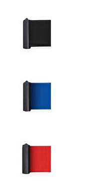 Enrouleur bande : Noir, Bleu ou Rouge