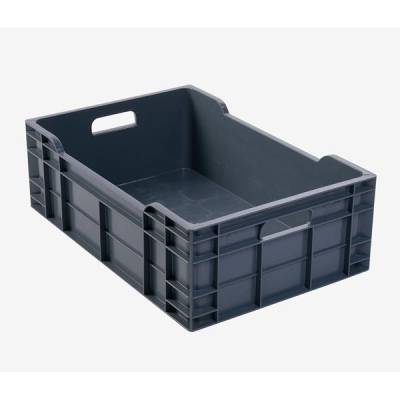 Caisse pleine - 40 L - Gris