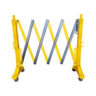 Barrière extensible polypropylène 2m noir/jaune