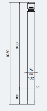 Potelet inclinable en acier  - 62493841-492619815.PNG