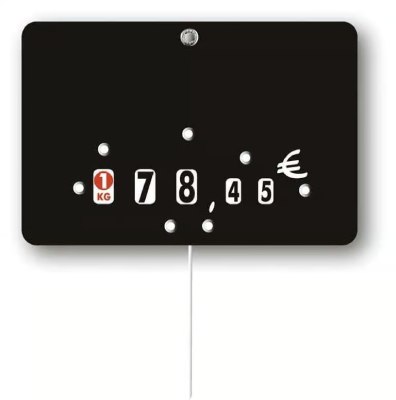 Etiquette neutre sans texte