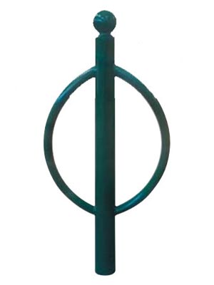 Support cycles Ovalie <br> Tête boule