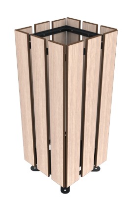 Anthracite MAT RAL 7016 / Chêne clair