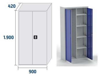Grande séparation + 4 étagères moyennes