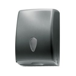 Distributeur d'essuie-mains en plastique recyclé STILOIR - Capacité: 600 feuilles – Noir - 65018072-723864694.jpg