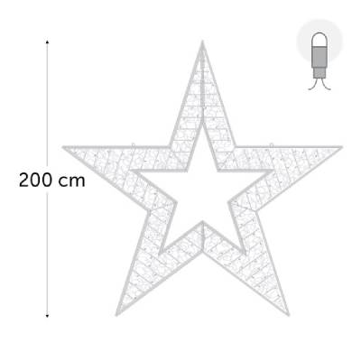 leds blanches - 200 x 190 cm