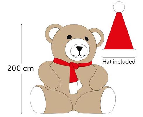 Hauteur : 200 cm <br> Coloris : Beige