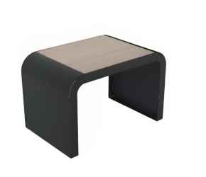 Anthracite / Chêne clair