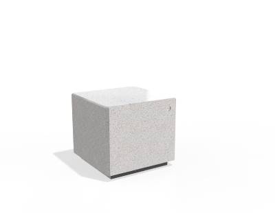 Agrégat assise polie - agrégat exposé sur côtés