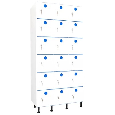 3 Colonnes - 18 Casiers