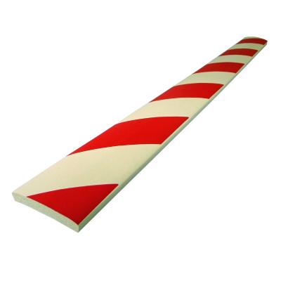 Protection droite en mousse NBR 750x60mm - rouge/blanc