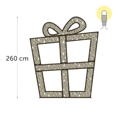 leds blanc chaud - 260 x 220 x 30 cm