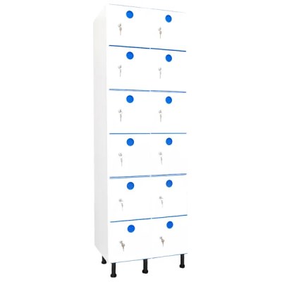 2 Colonnes - 12 Casiers