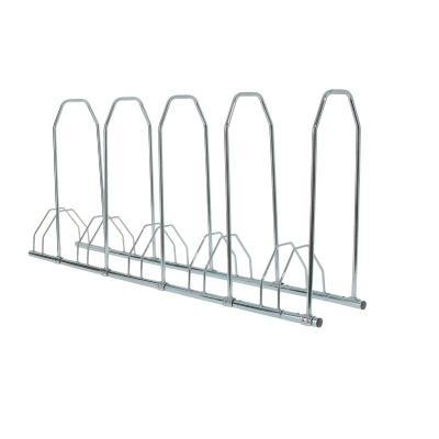 Support 5 vélos avec 5 arceaux antivol - Longueur : 1543 mm
